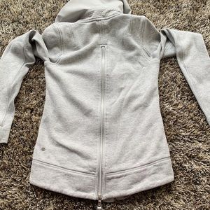 Lululemon double zip sweatshirt.